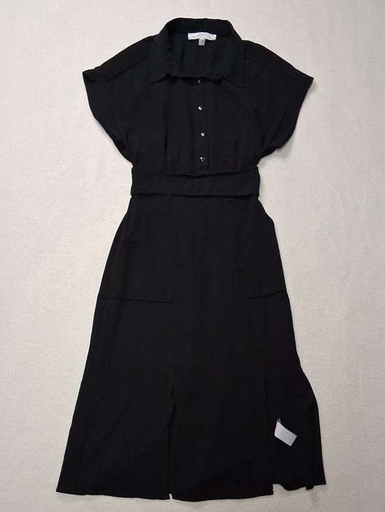 Monteau Dresses & Skirts - Monteau Black Shirtwaist Midi Dress